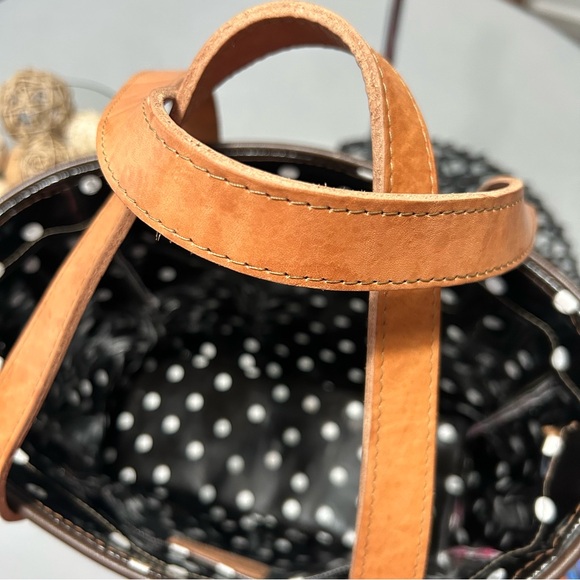 Consuela Black Polka Dot/Pink Valentina Tote - Picture 13 of 16